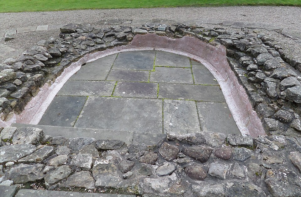A photograph of Bearsden Roman Bath House