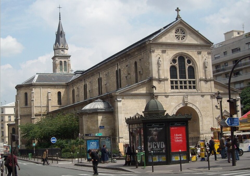 A photograph of Notre-Dame de Clignancourt