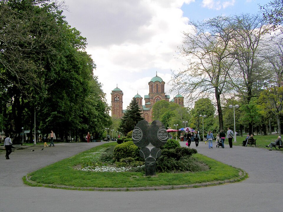 A photograph of Tašmajdan Park