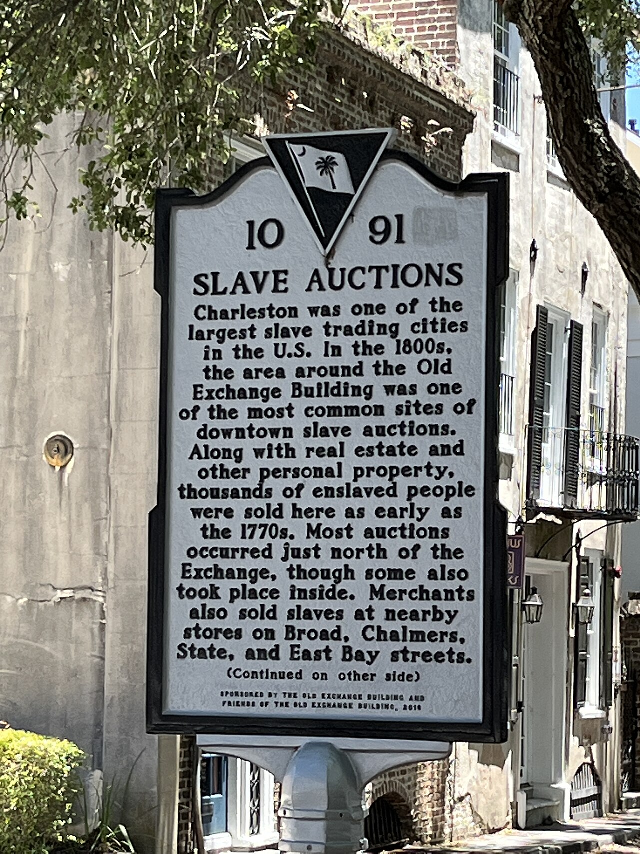 Ein Foto von Old Slave Mart