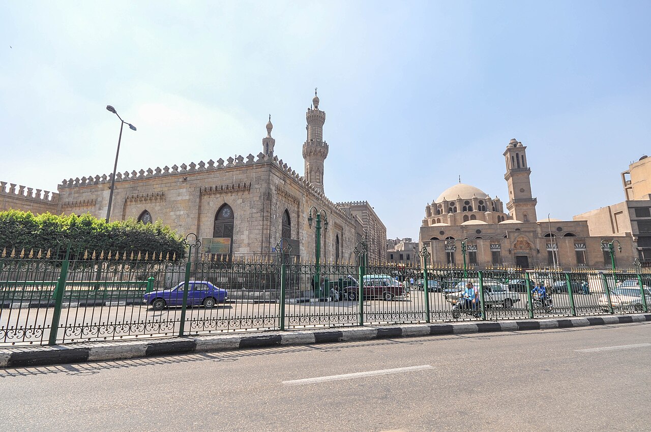 A photograph of Al-Azhar Mosque
