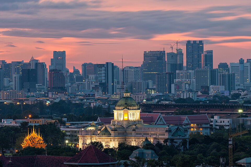 A photograph of Ananta Samakhom Throne Hall