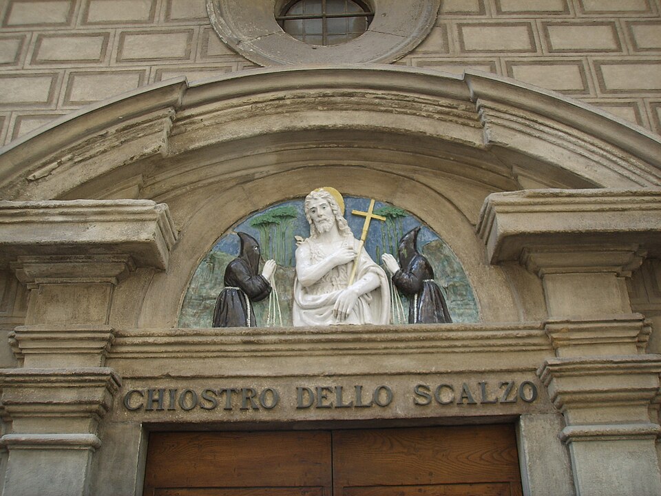 A photograph of Cloister of the Scalzo