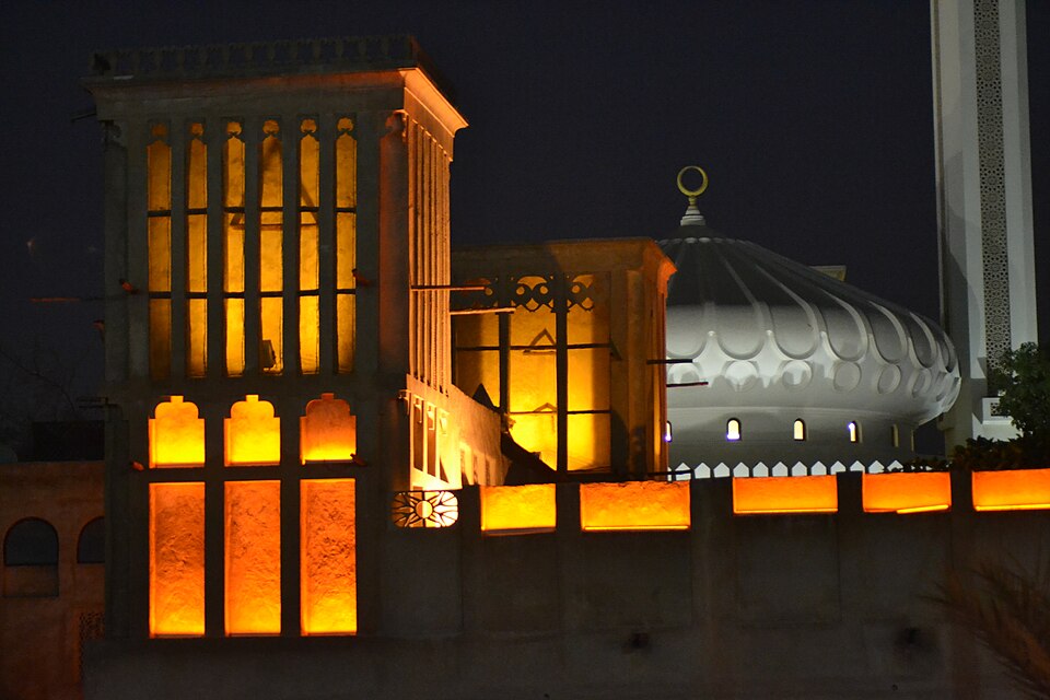 A photograph of Al Bastakiya