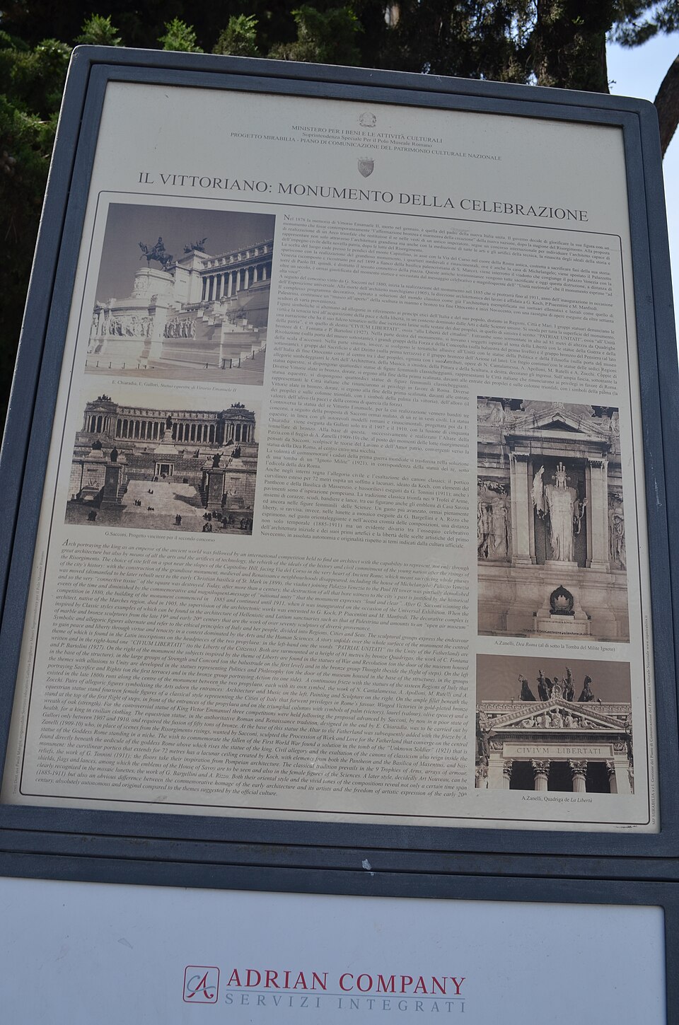A photograph of Altare della Patria