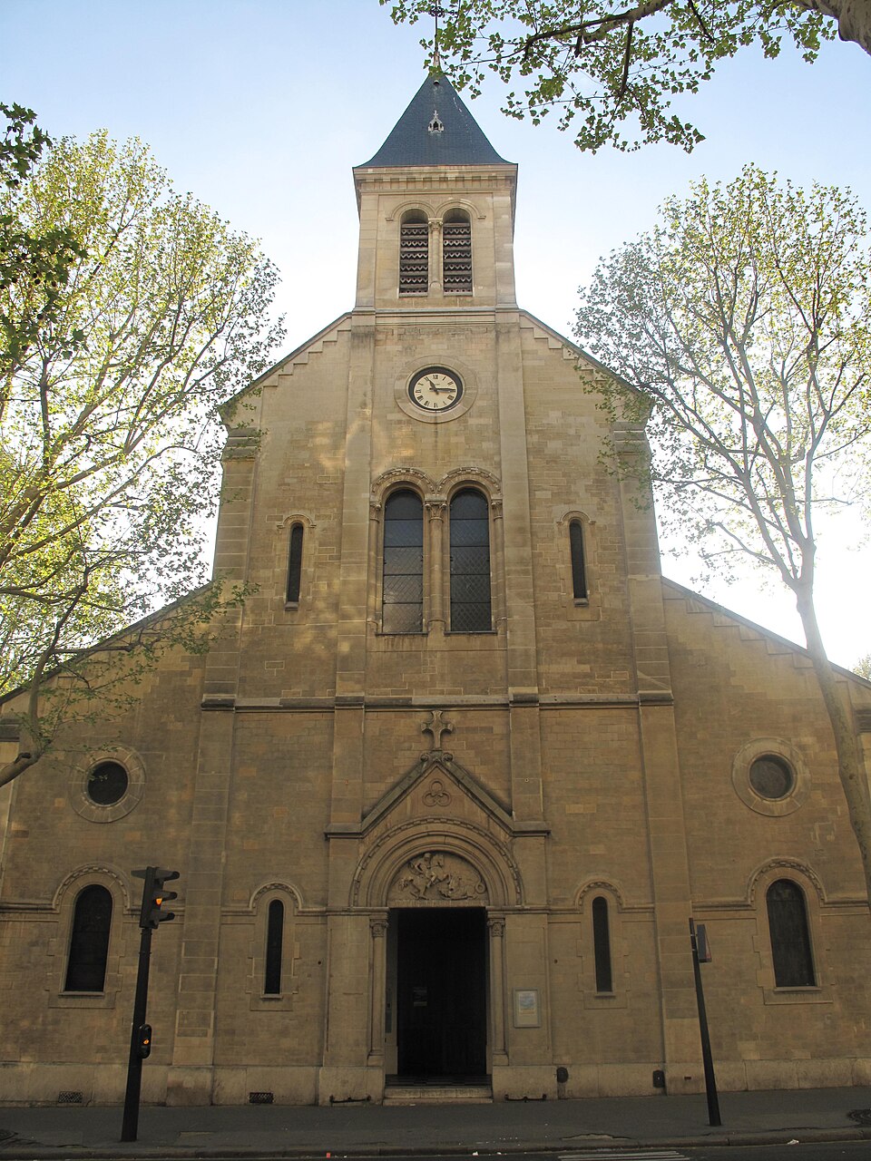 A photograph of Église Saint-Georges de la Villette