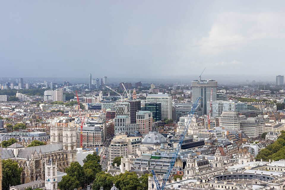A photograph of Westminster Abbey
