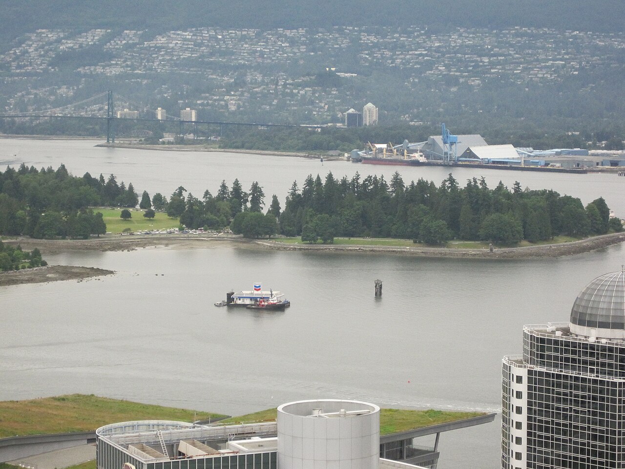 Uma fotografia de Stanley Park