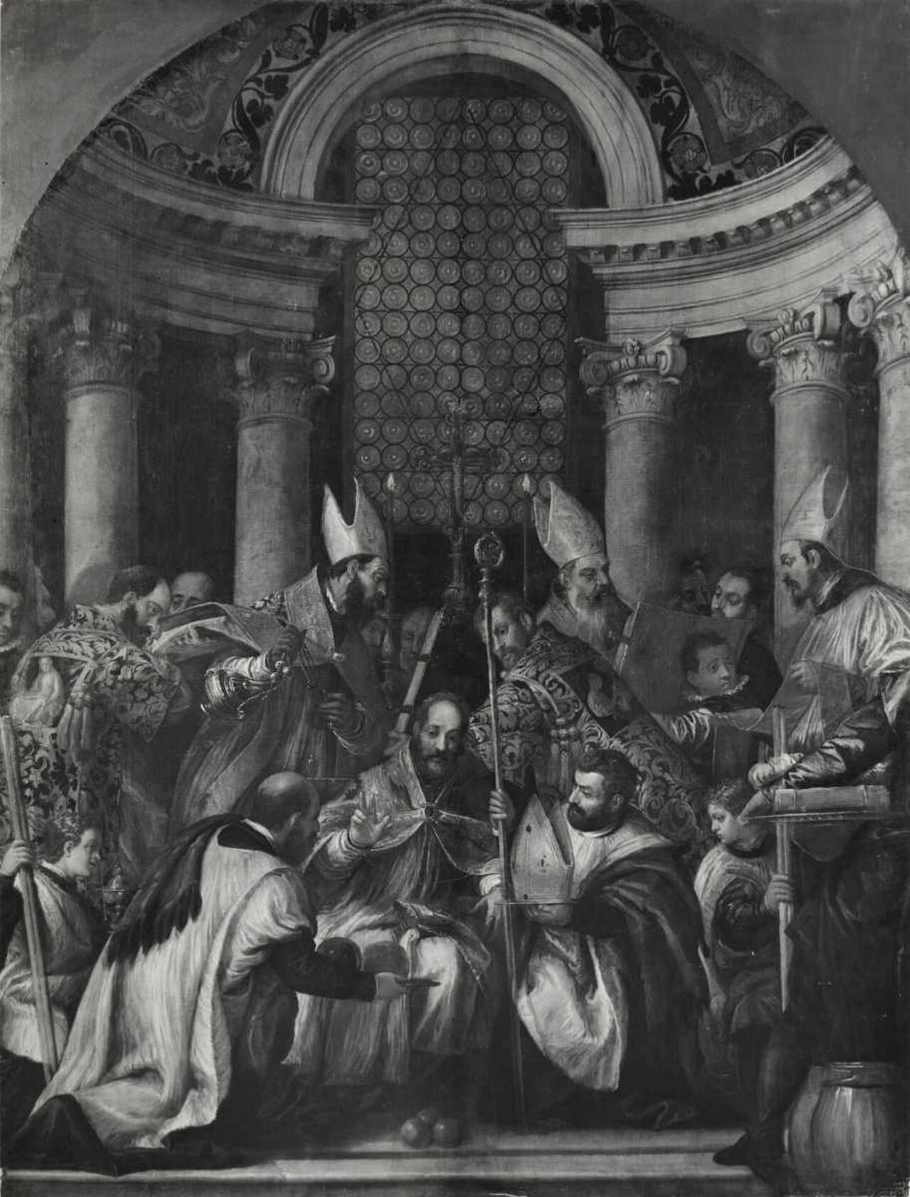 A photograph of Palazzo Grassi