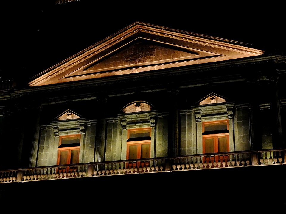 A photograph of Palacio de Minería