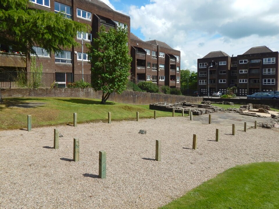 A photograph of Bearsden Roman Bath House