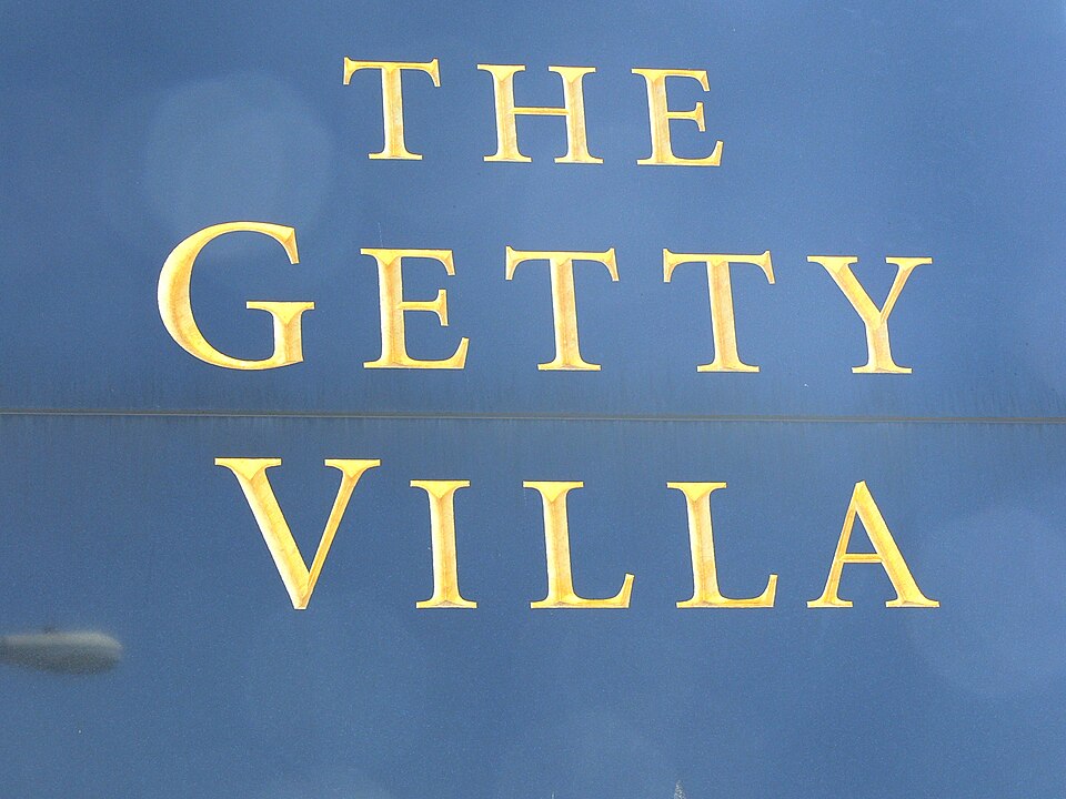 A photograph of Getty Villa
