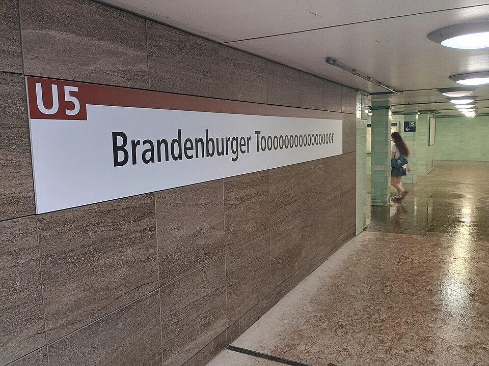 A photograph of Brandenburger Tor