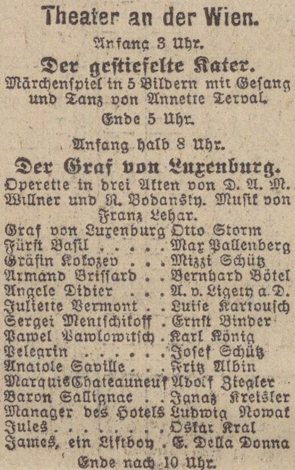 A photograph of Theater an der Wien