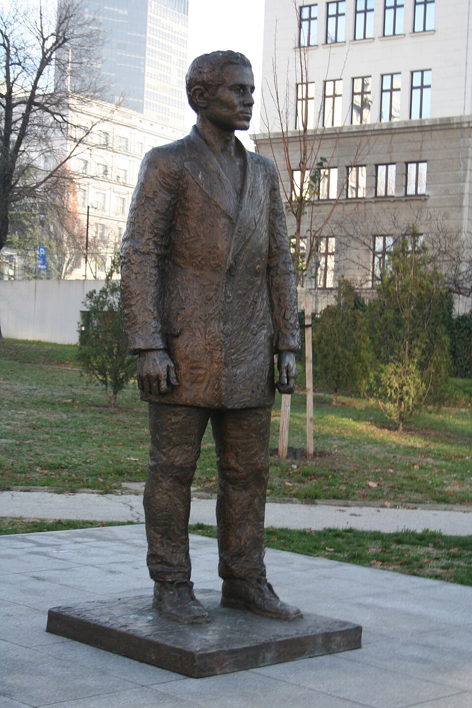 A photograph of Monument to Gavrilo Princip