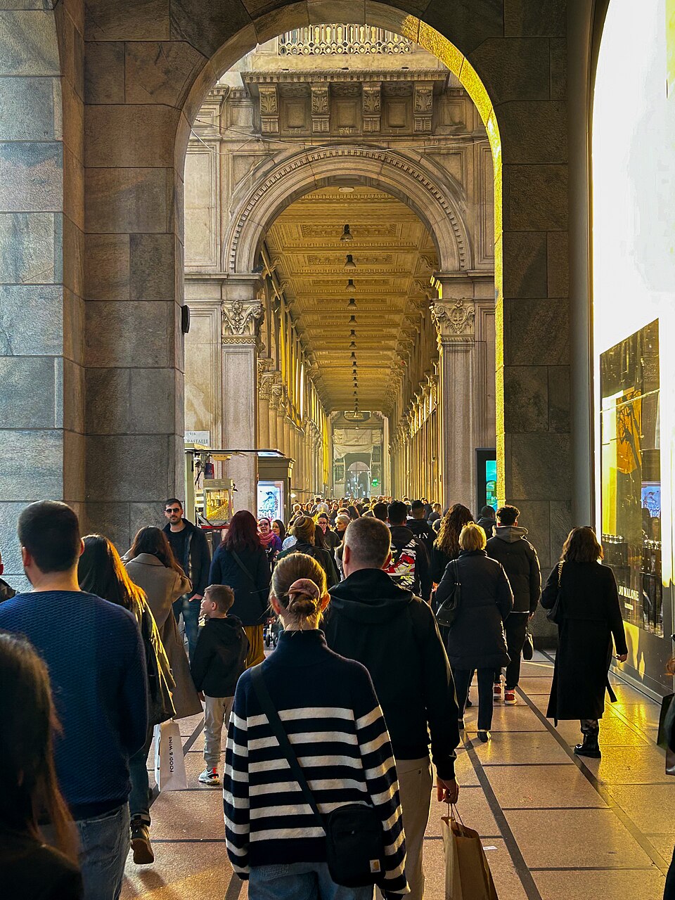 A photograph of Galleria Vittorio Emanuele II
