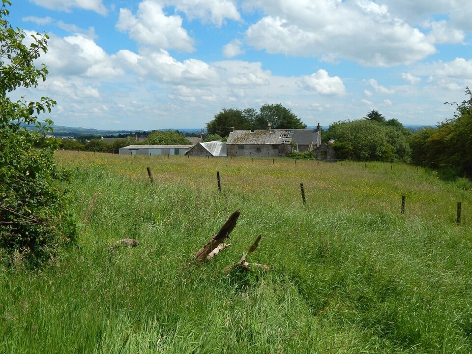 A photograph of Castlehill Roman fort