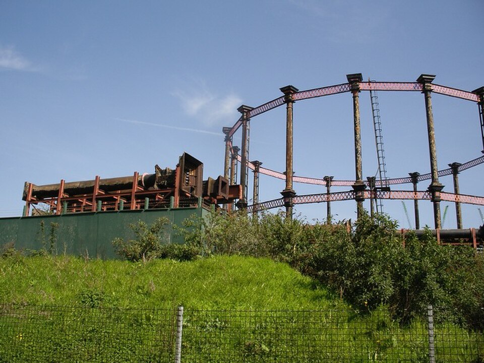 A photograph of Gasholder No. 8