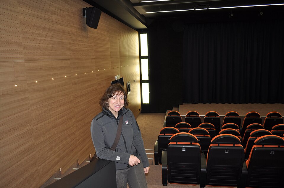 A photograph of Cinema "Fountain"