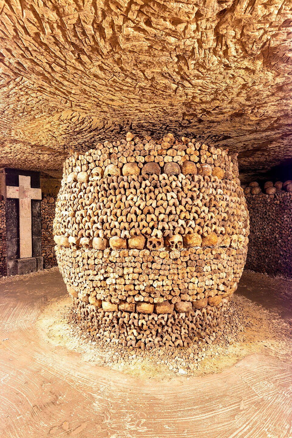 A photograph of Catacombs of Paris