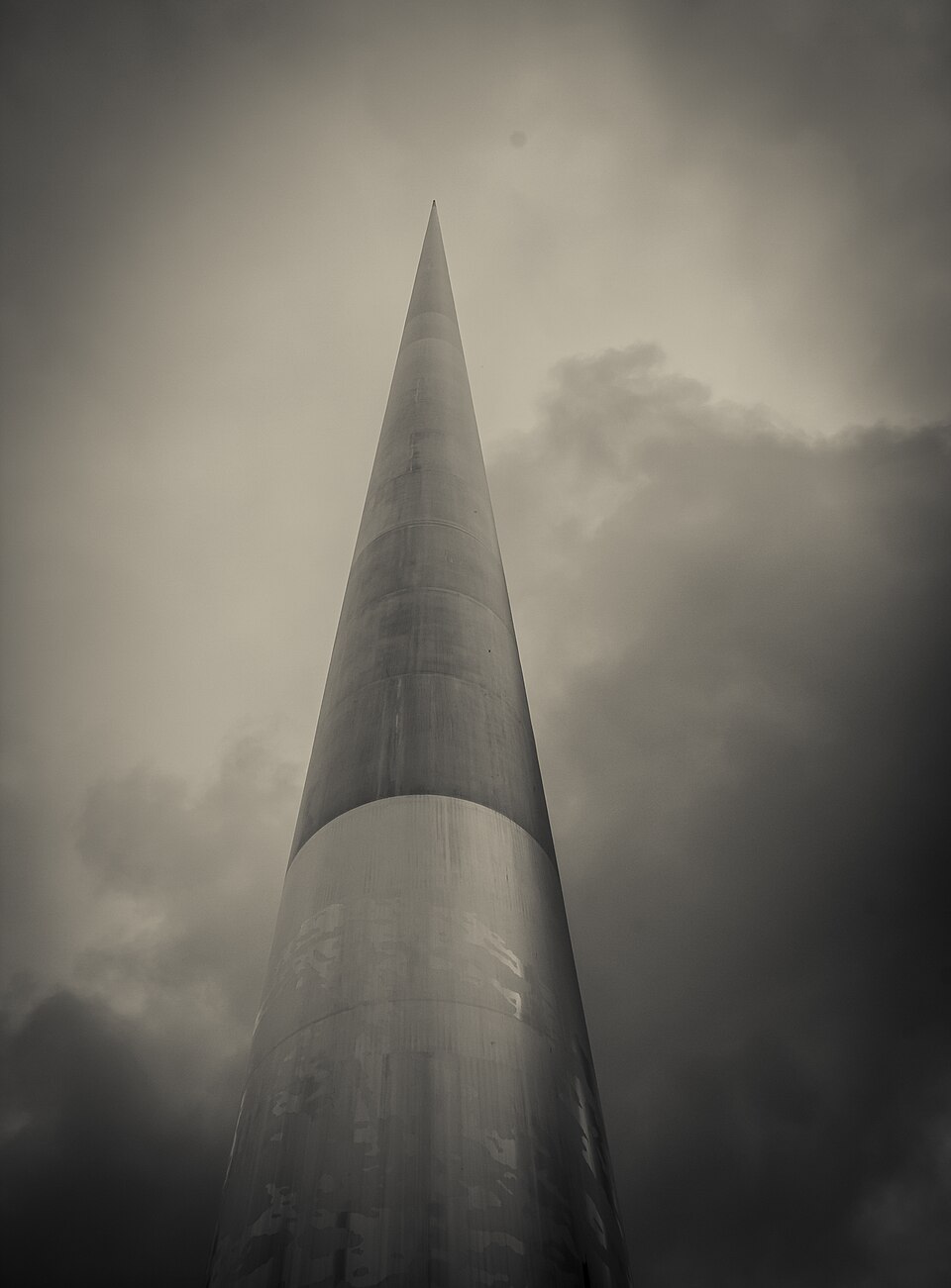 A photograph of Father Mathew monument
