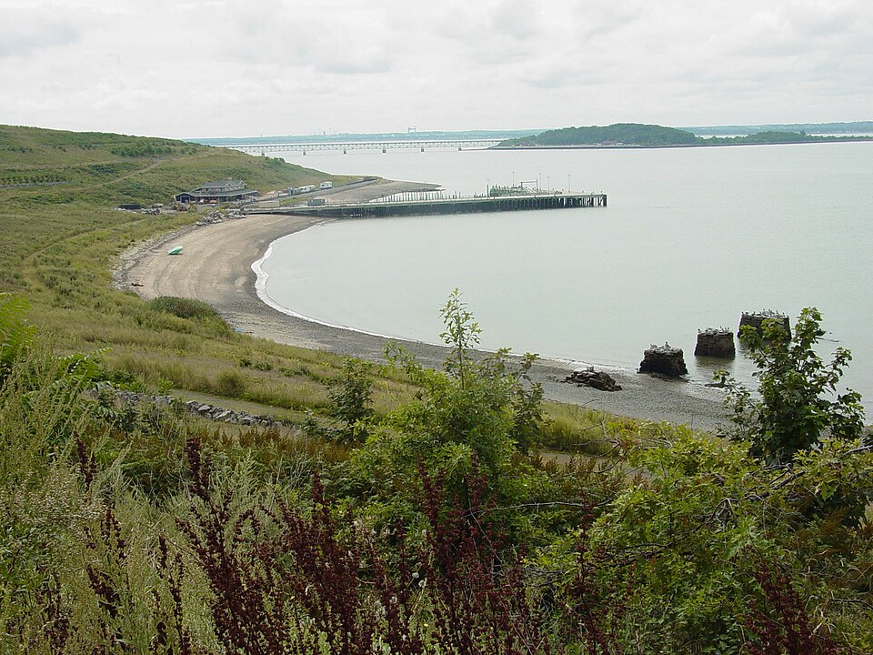 A photograph of Spectacle Island