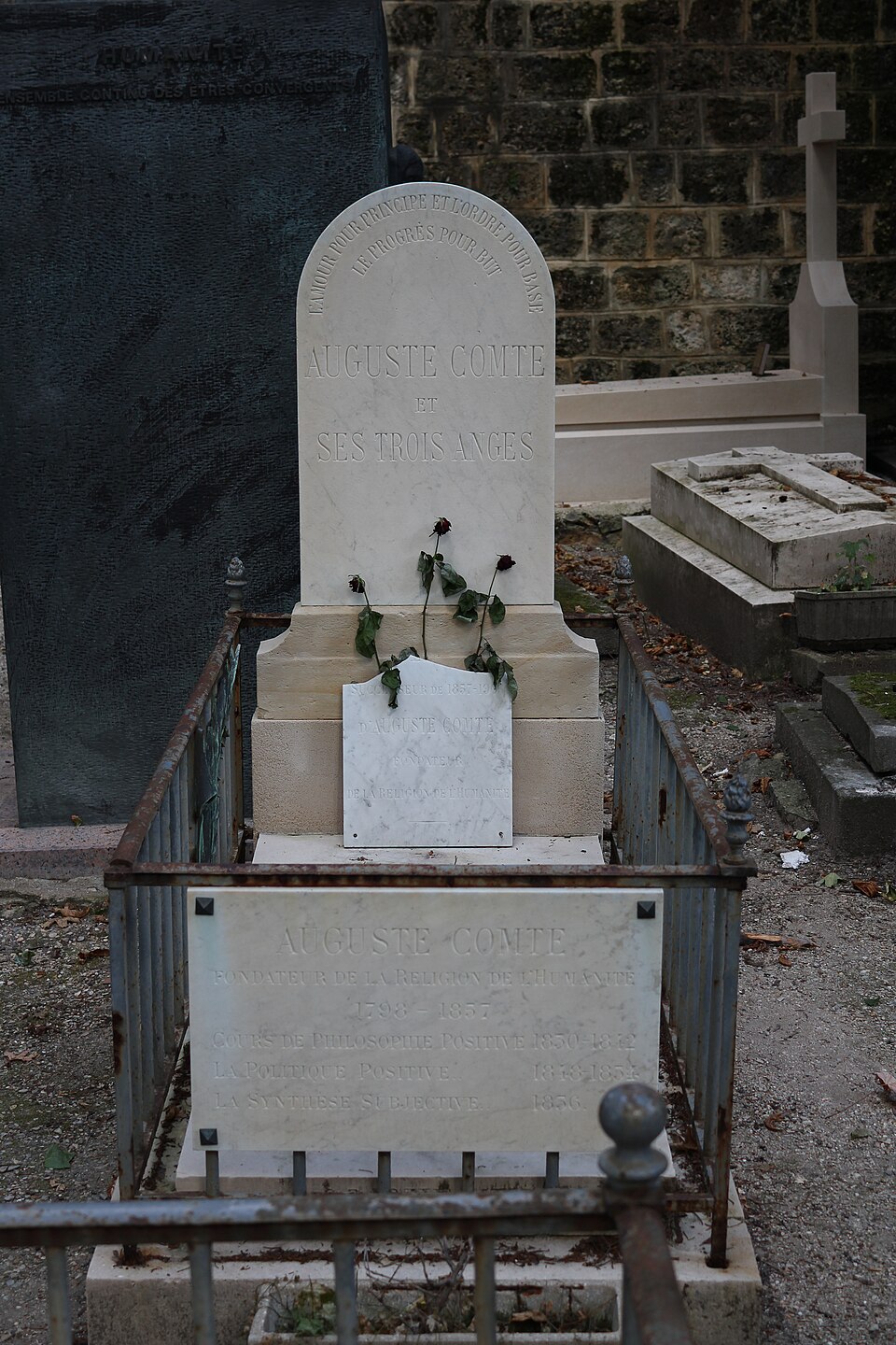 A photograph of Grave of Auguste Comte