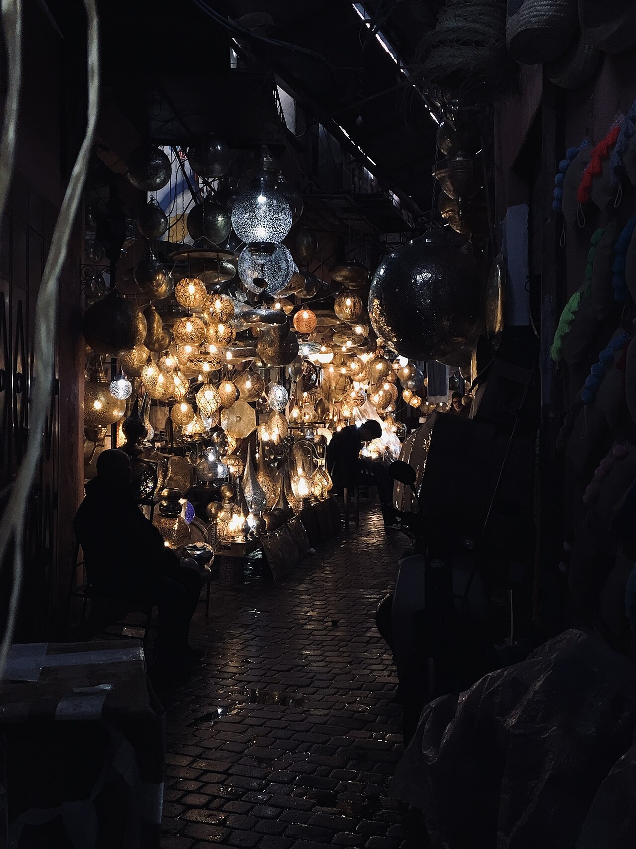 Une photographie de Souk des maroquiniers