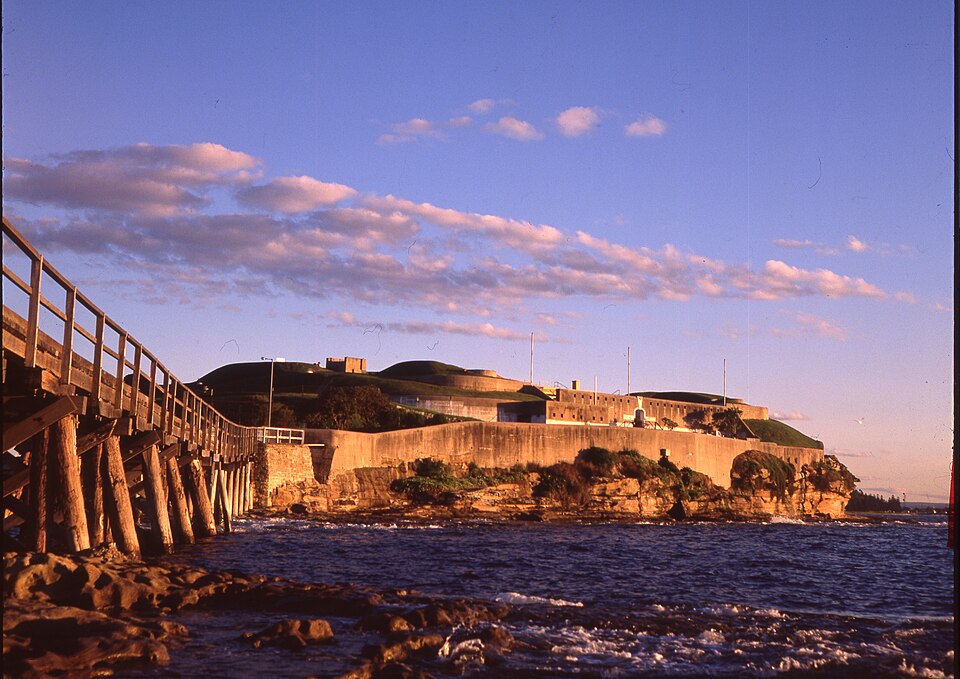 A photograph of Bare Island Fort