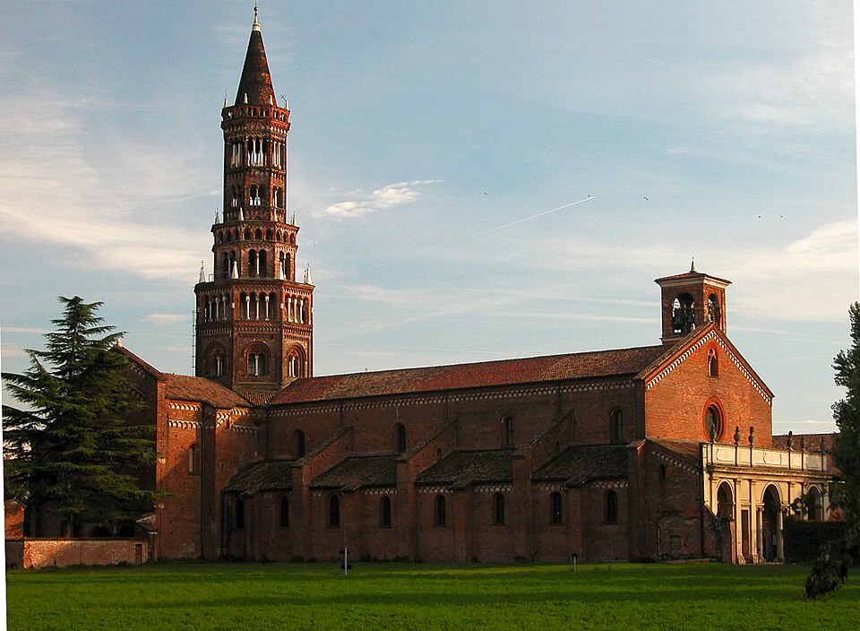 A photograph of Chiaravalle Abbey