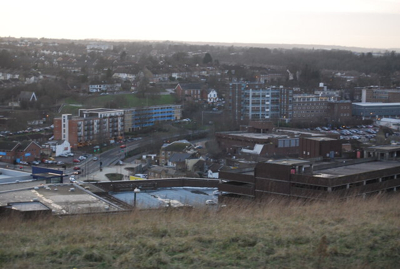 A photograph of South Town Centre