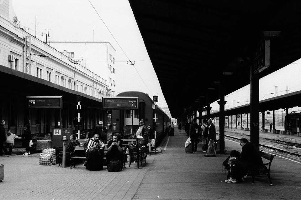 A photograph of Belgrade Main railway station
