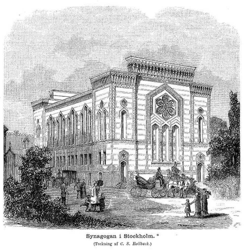 A photograph of Stockholm Synagogue