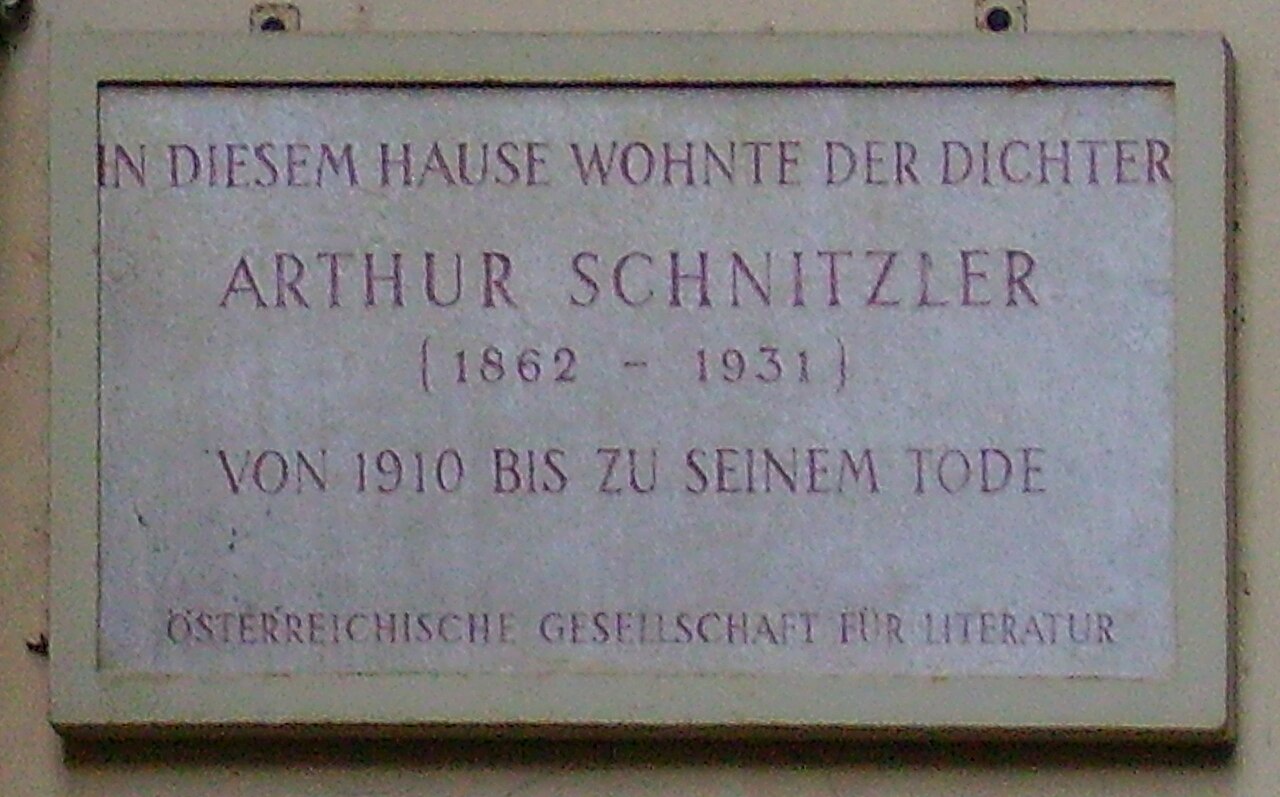 Gedenktafel für Arthur Schnitzler