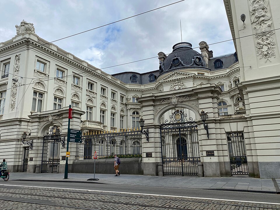 A photograph of Palace of the Count of Flanders