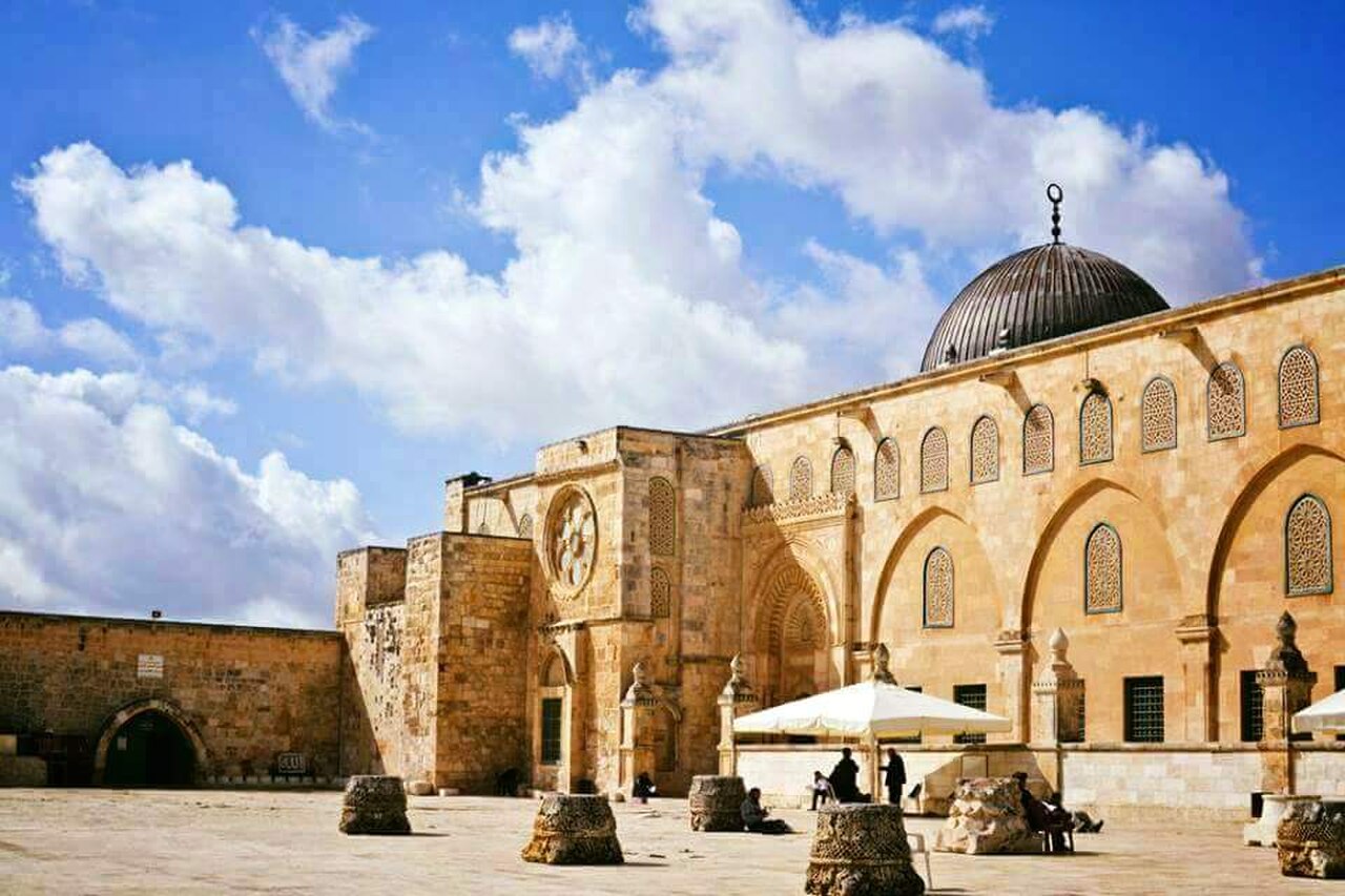 A photograph of Al-Aqsa Mosque