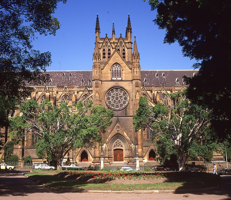 A photograph of St Mary’s Cathedral