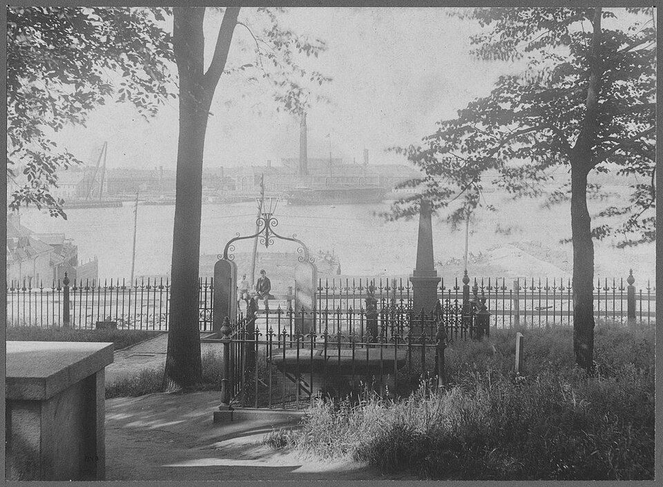 A photograph of Copp's Hill Burying Ground