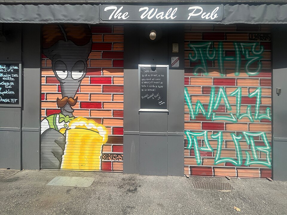 A photograph of Wall Street Bar