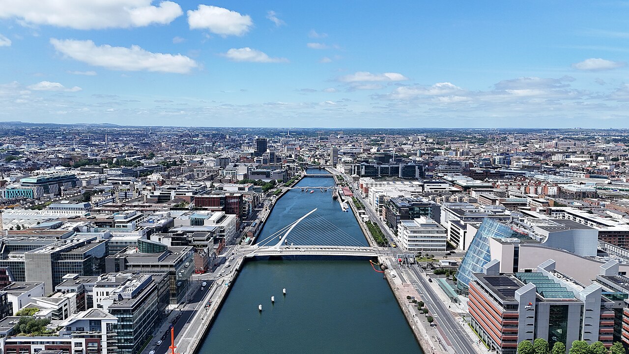 A photograph of Dublin