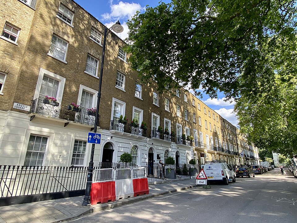 A photograph of Argyle Square