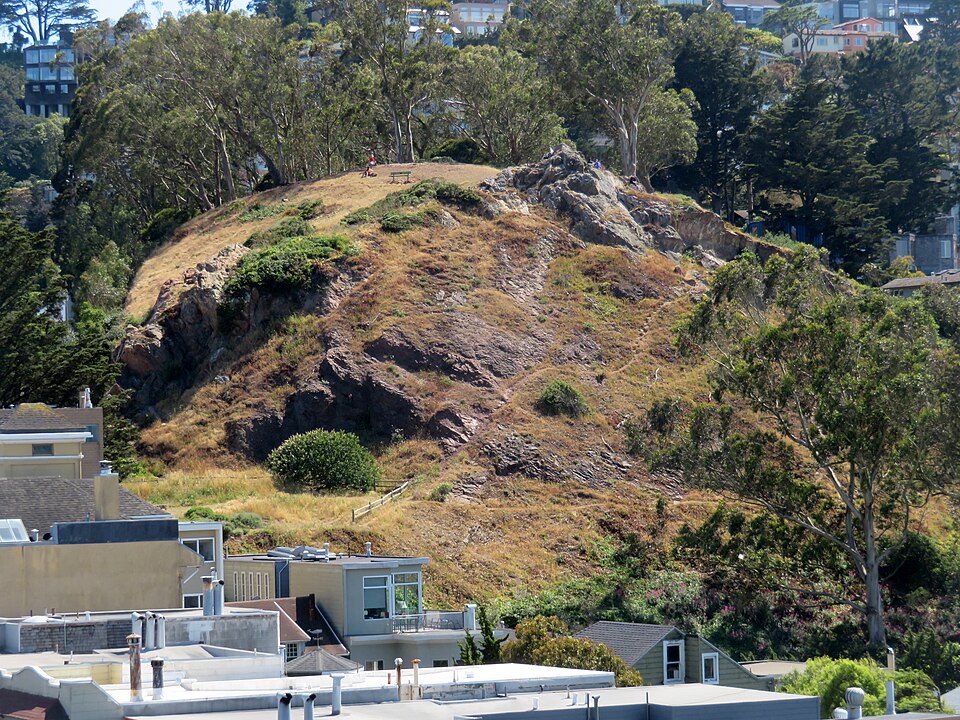 A photograph of Tank Hill