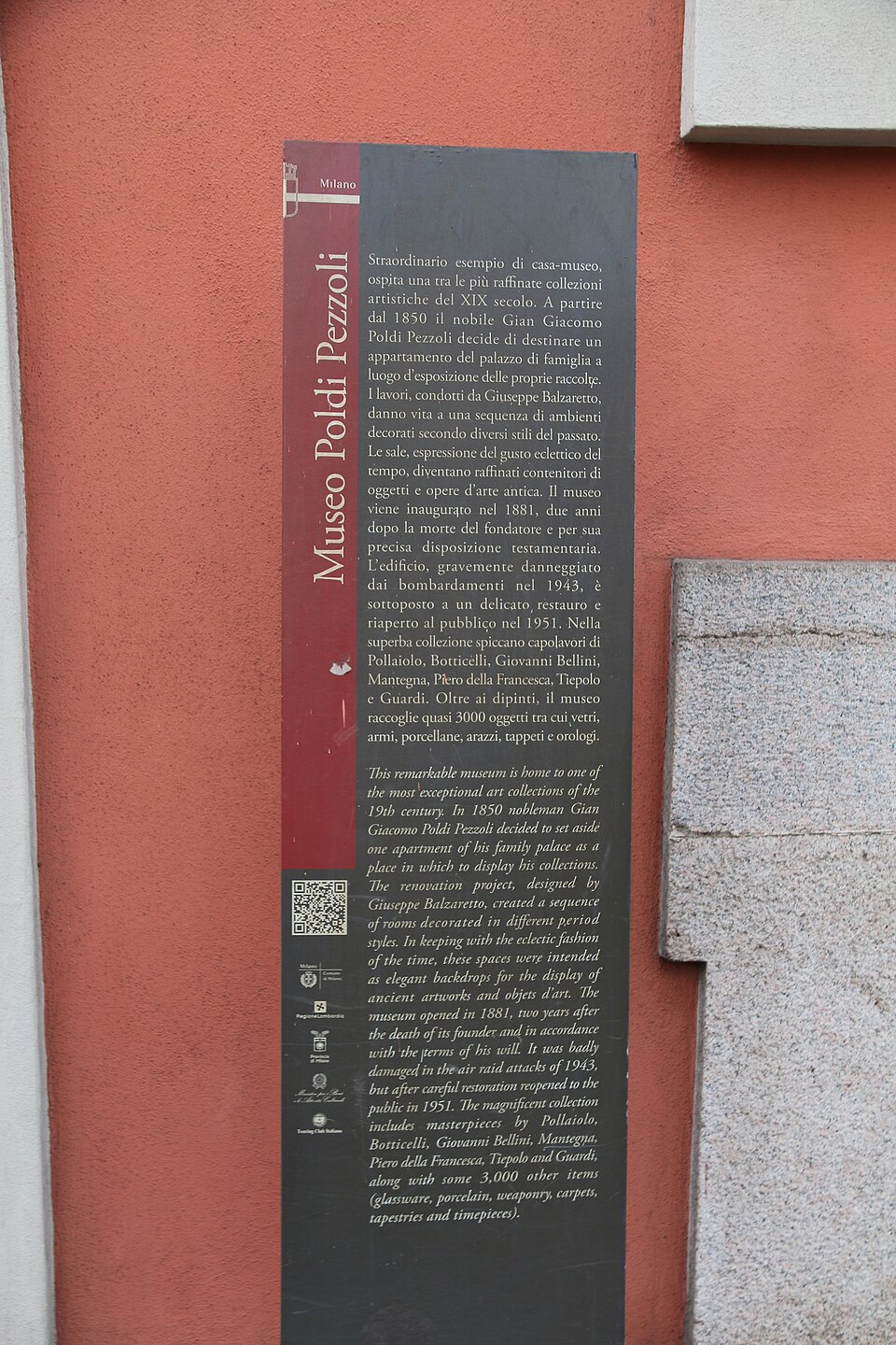 A photograph of Museo Poldi Pezzoli