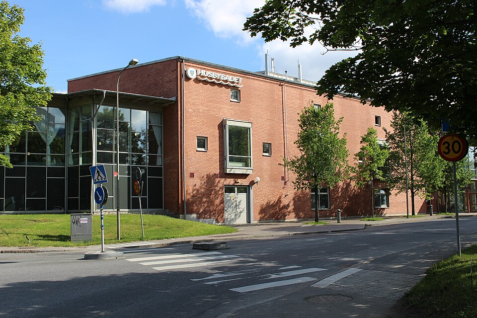 A photograph of Husbybadet