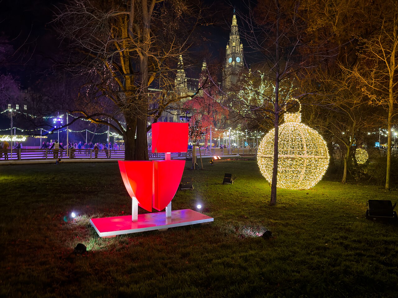 Una fotografía de Rathauspark
