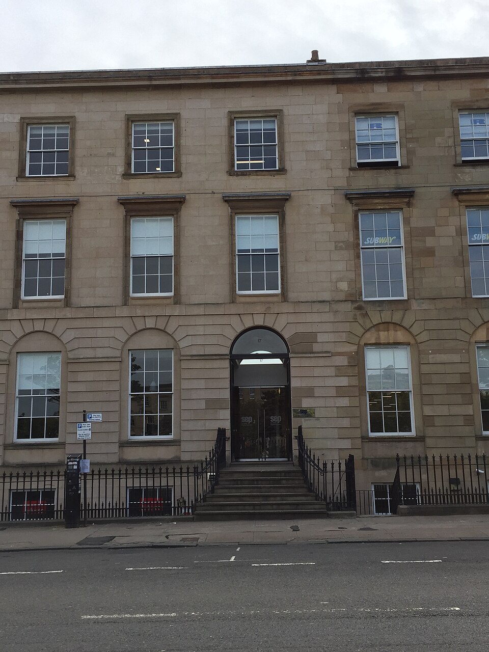 A photograph of Blythswood Square