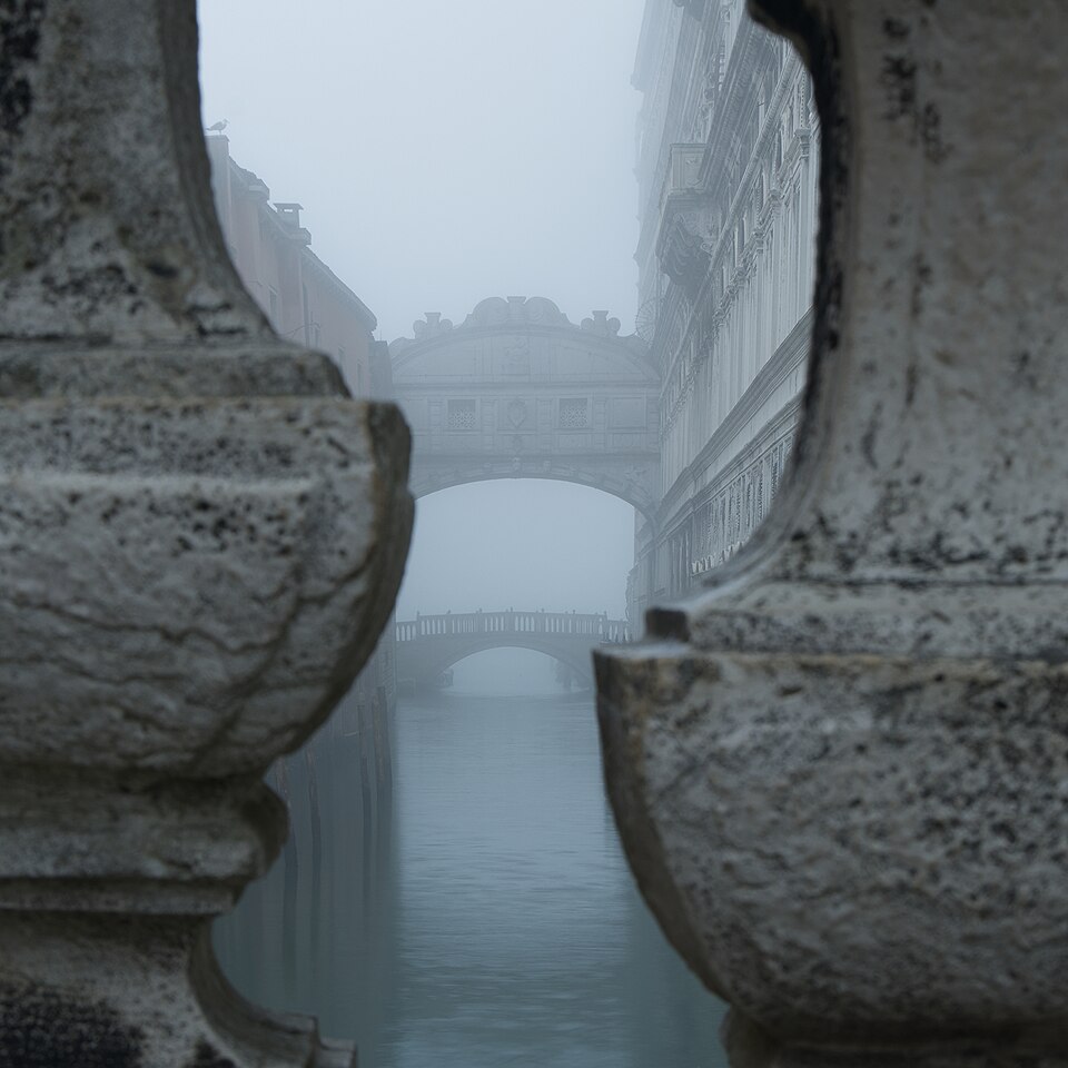 A photograph of Bridge of Sighs