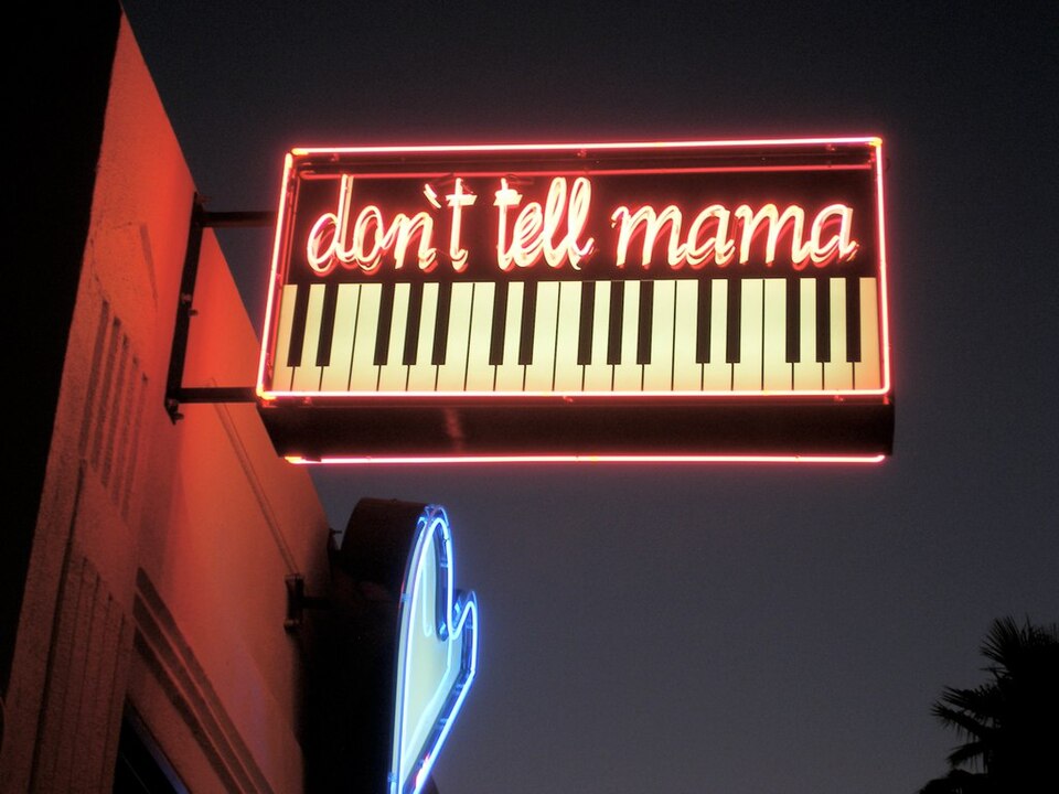 A photograph of Don't Tell Mama