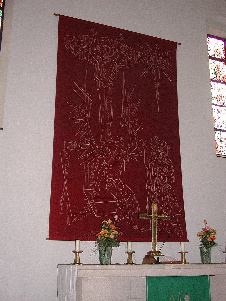 A photograph of Kirche Zur Frohen Botschaft (Berlin-Karlshorst)