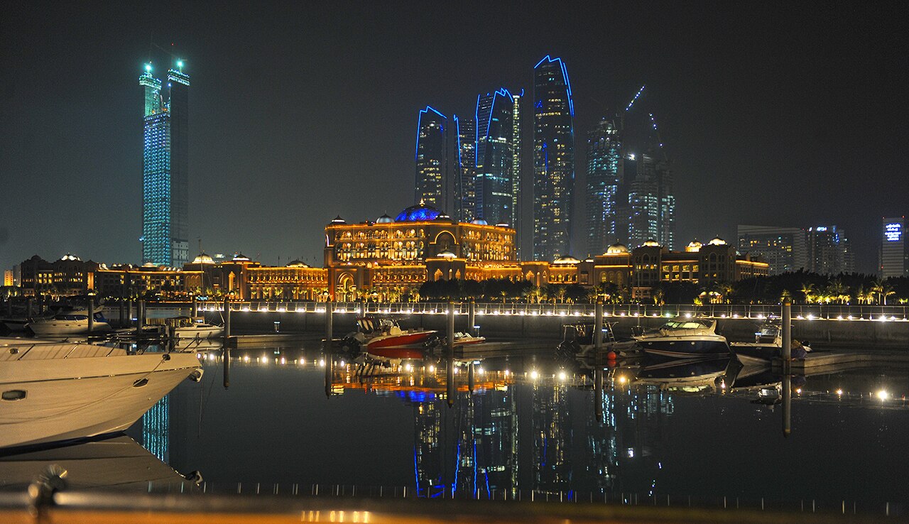 A photograph of Abu Dhabi